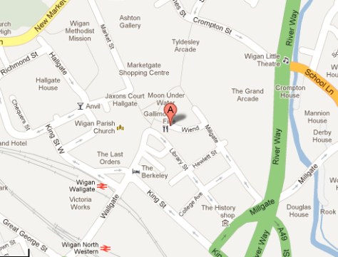 Wigan Diggers' Festival Site Map