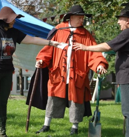 Gerrard Winstanley Oversees Seeds of Socialism Exchange Hands