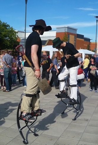 Wigan Diggers on Stilts