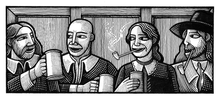 Diggers in a Hostelry