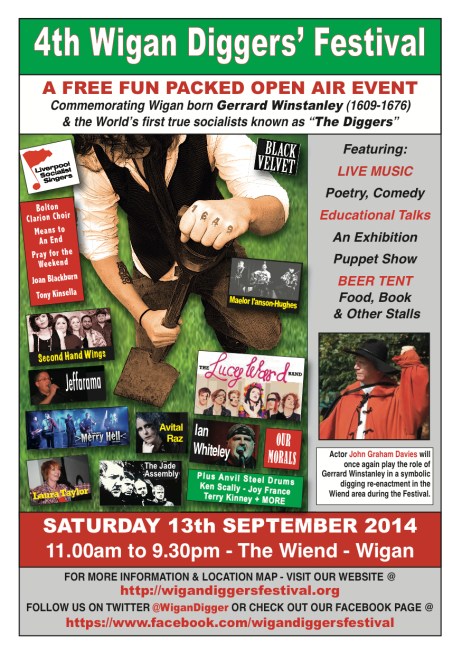 Wigan Diggers' Festival Poster