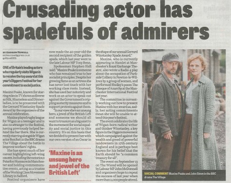 Maxine Peake "Jewel of the Left"