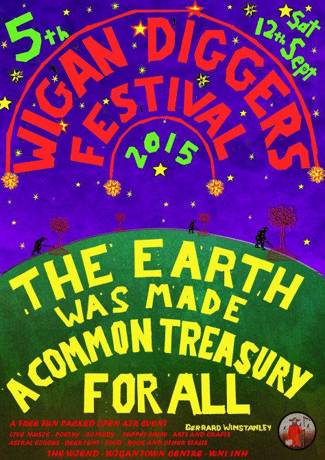 2015 Wigan Diggers' Festival Commemorative Poster
