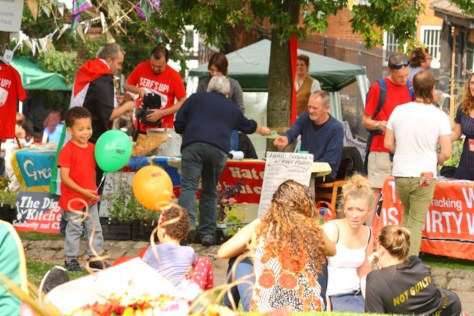 Scene from the 2014 Diggers' Festival