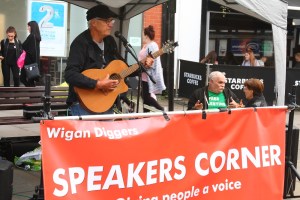 Wigan Diggers' Festival Speakers Corner